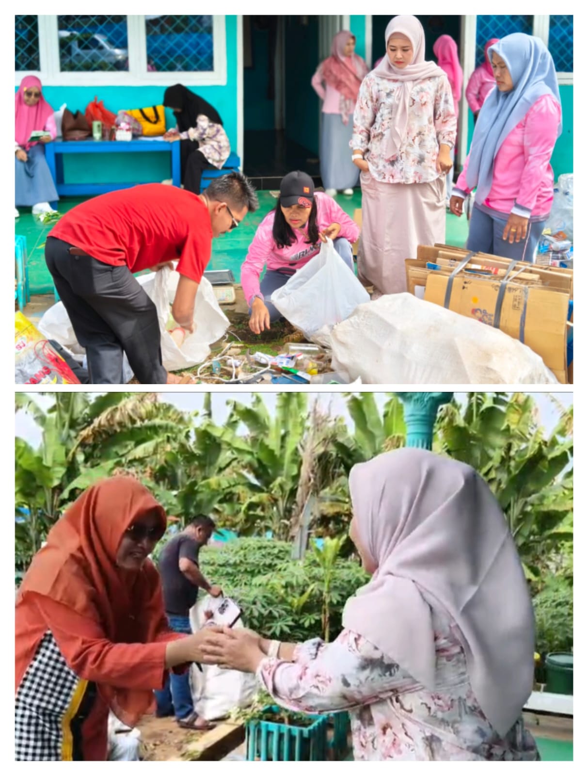 Foto kegiatan pilah sampah