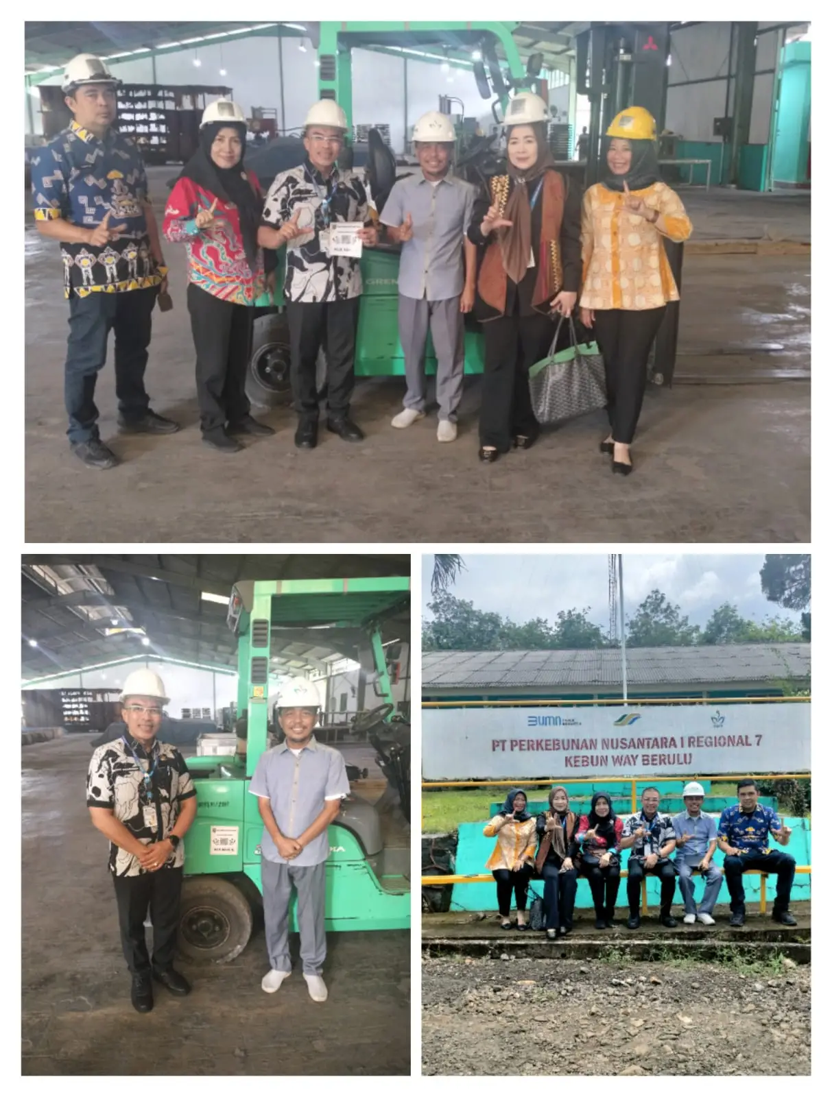 Tim Bapenda Lampung Lakukan Peninjauan ke PTPN I Regional 7 Kebun Way Berulu