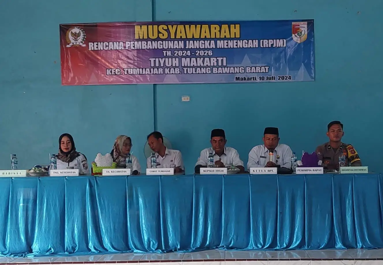 Realisasi Dana Desa 2025 Rp1,13 Miliar, Tiyuh Makarti Perkuat Pembangunan dan Kesejahteraan Warga