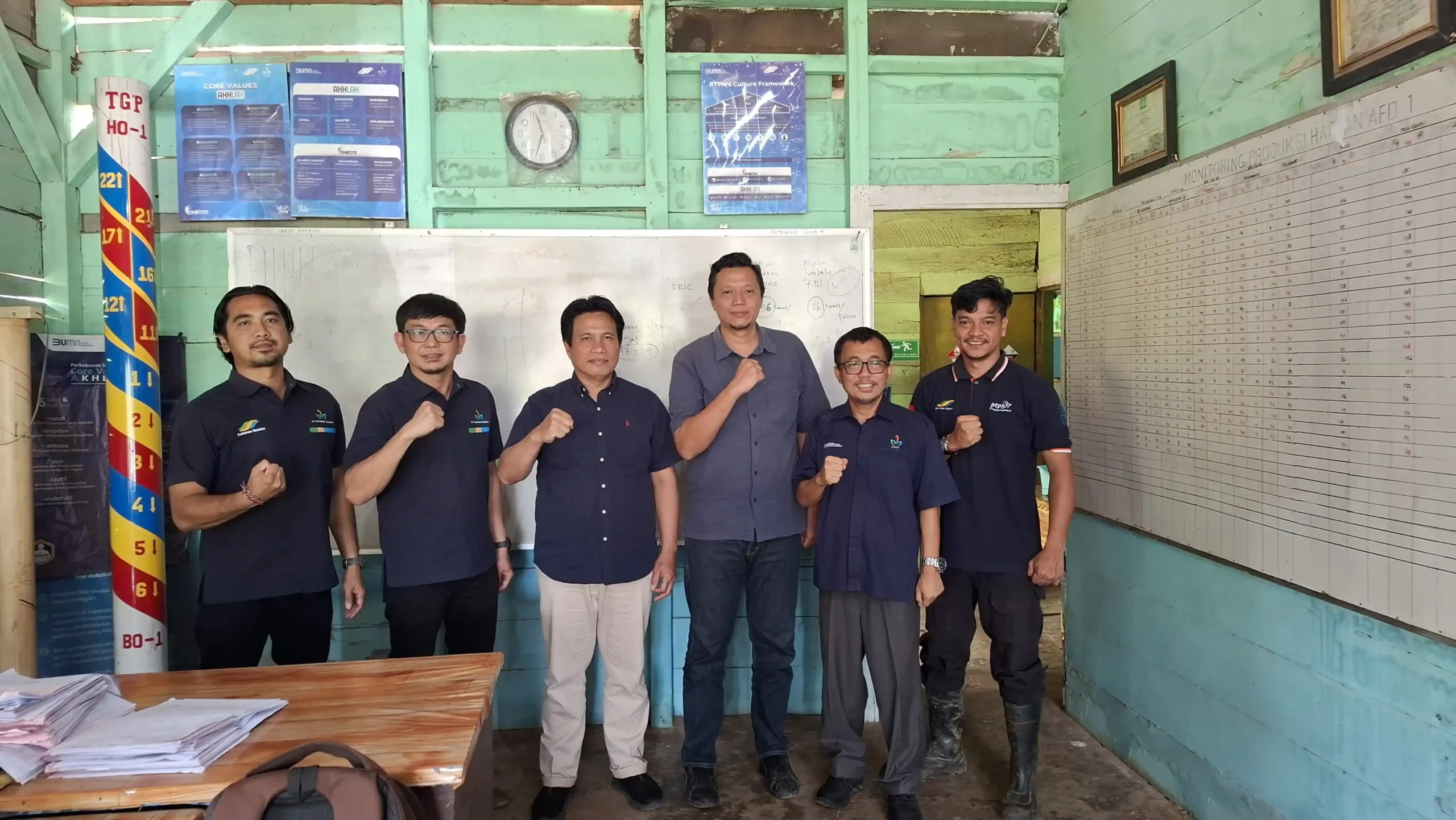 Operation Head PTPN I Regional 7 Tinjau Kebun dan Pabrik Karet Way Berulu, Dorong Produktivitas 2026