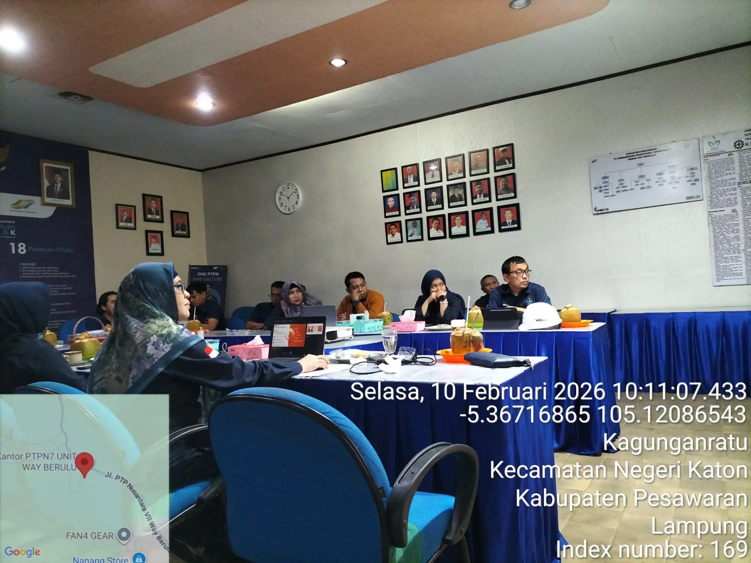 Open Meeting Audit Internal IMS ISO 9001:2015 dan ISO 14001:2015 PTPN I Regional 7 Kebun Way Berulu Perkuat Komitmen Mutu dan Lingkungan