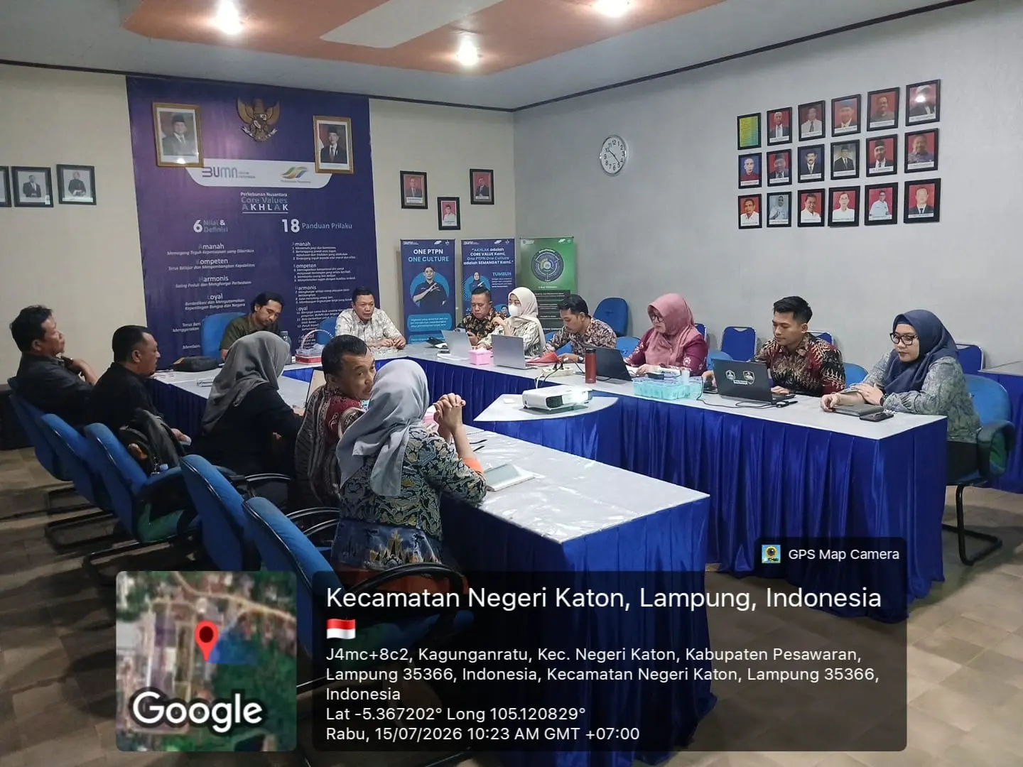Perkuat Sistem Manajemen Terintegrasi, Management Representative PTPN I Regional 7 Kebun Way Berulu Gelar Rapat Evaluasi dan Penguatan Kinerja Mutu, Lingkungan, serta K3