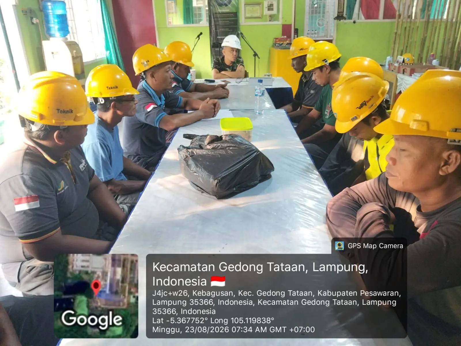 Apel dan Doa Pagi Bidang Teknik dan Pengolahan, Perkuat Koordinasi dan Semangat Pengabdian di Hari Libur