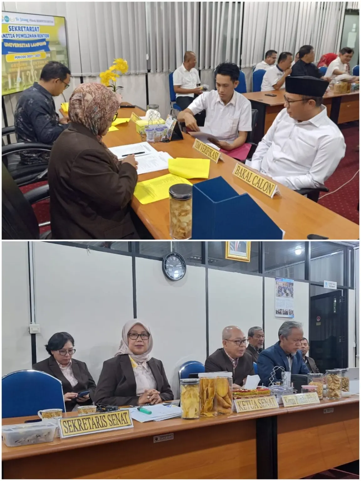 Didampingi Puluhan Dosen, Alumni dan Mahasiswa, Budiyono Mendaftar Calon Rektor Unila