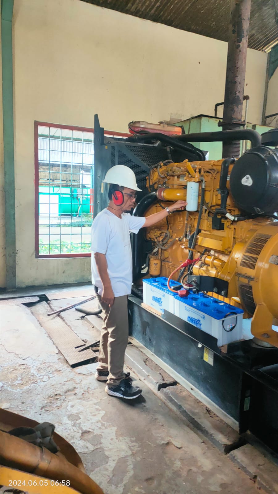 Foto Kunjungan Industri salah satu Pabrik Karet di Pesawaran